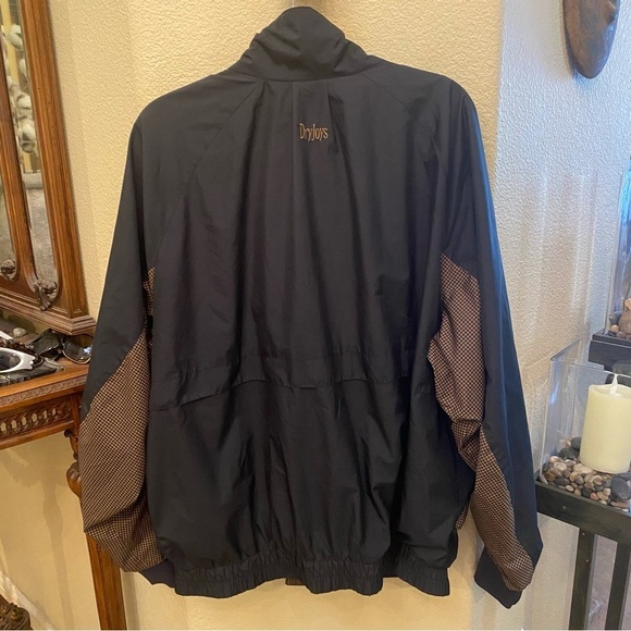 Vintage FOOTJOY Men Black Brown Houndstooth Golf Jacket Size XL - Picture 3 of 10